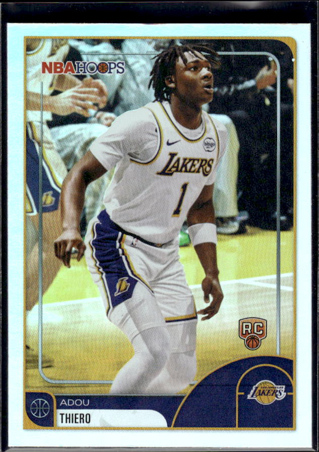 2025-26 Hoops #182 Adou Thiero Base – front