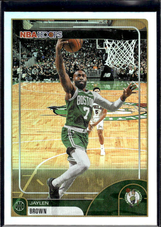 2025-26 Hoops #135 Jaylen Brown Base – front