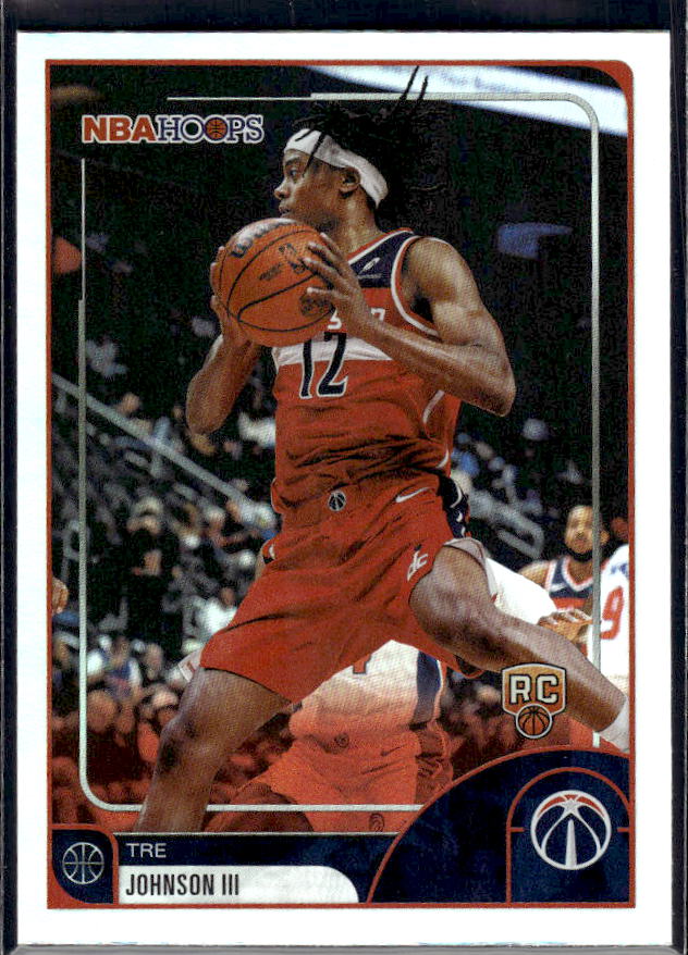 2025-26 Hoops #226 Tre Johnson III Base – front