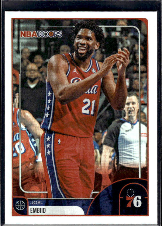 2025-26 Hoops #9 Joel Embiid Base – front