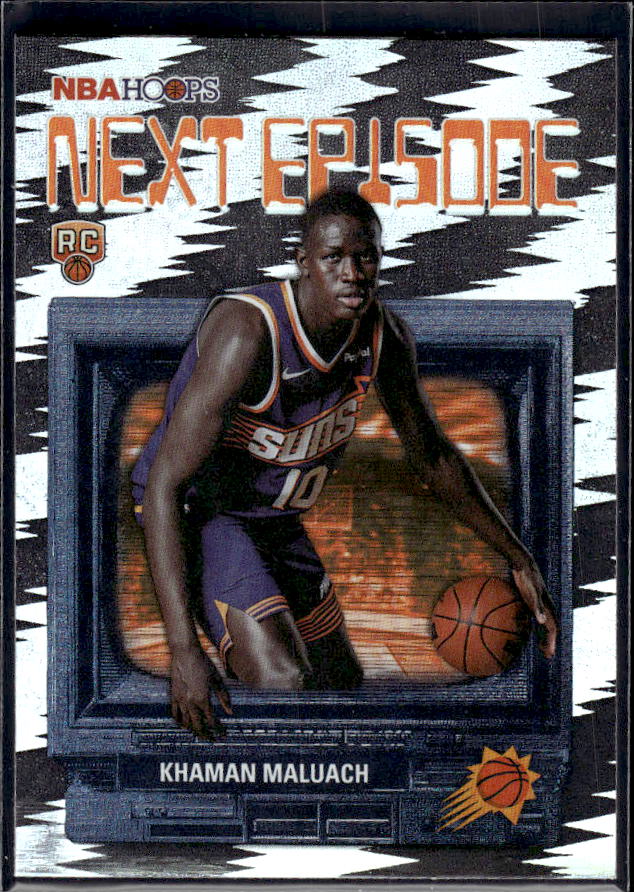 2025-26 Hoops #NE-10 Khaman Maluach Next Episode – front