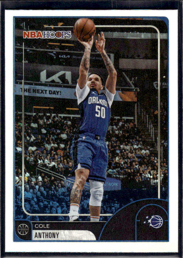 2025-26 Hoops #77 Cole Anthony Base – front