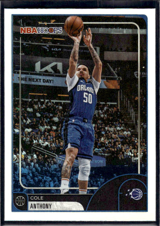 2025-26 Hoops #77 Cole Anthony Base – front