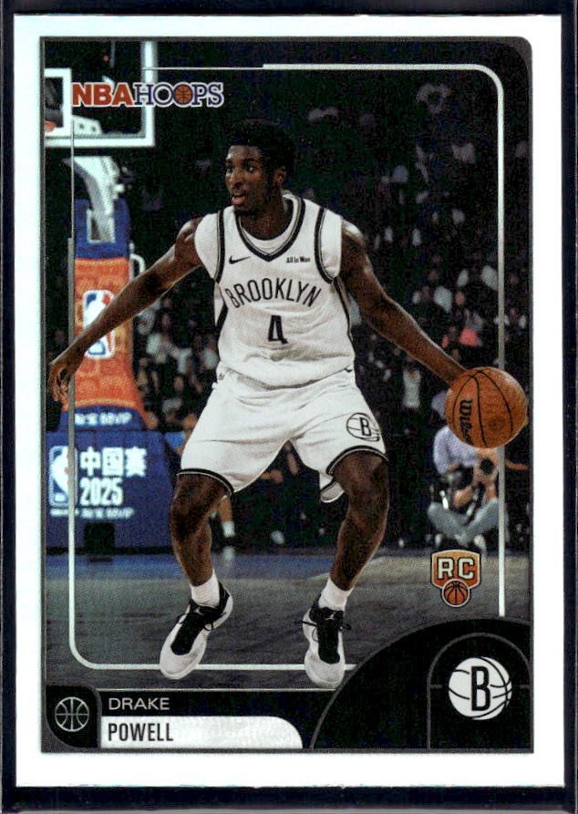 2025-26 Hoops #93 Drake Powell Base – front