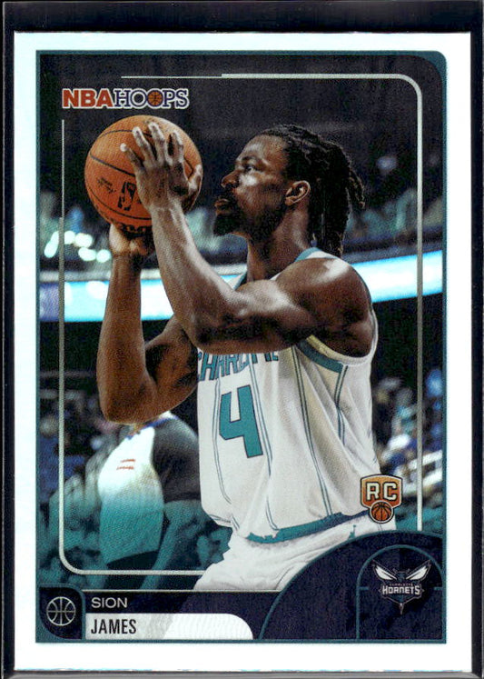 2025-26 Hoops #151 Sion James Base – front