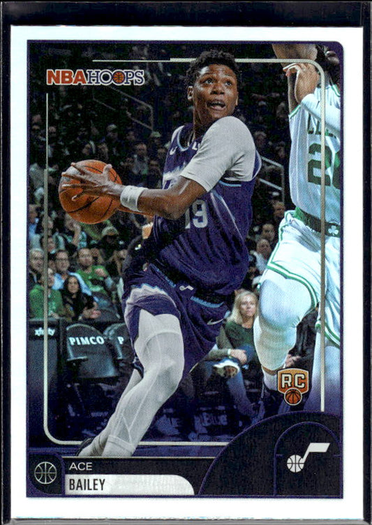 2025-26 Hoops #38 Ace Bailey Base – front