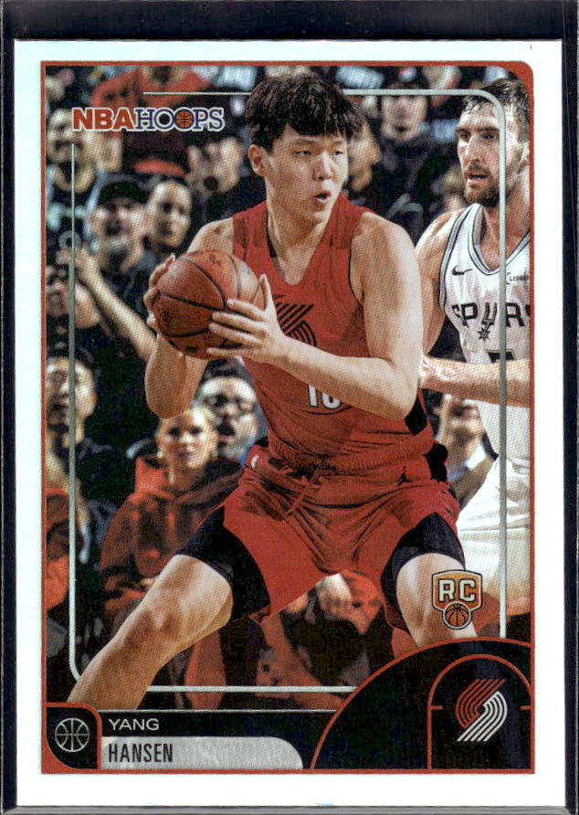 2025-26 Hoops #6 Yang Hansen Base Rookie