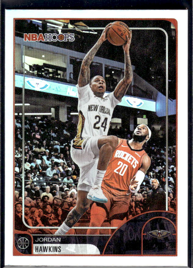 2025-26 Hoops #139 Jordan Hawkins Base – front