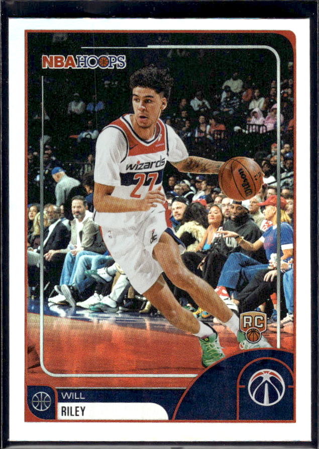 2025-26 Hoops #74 Will Riley Base – front