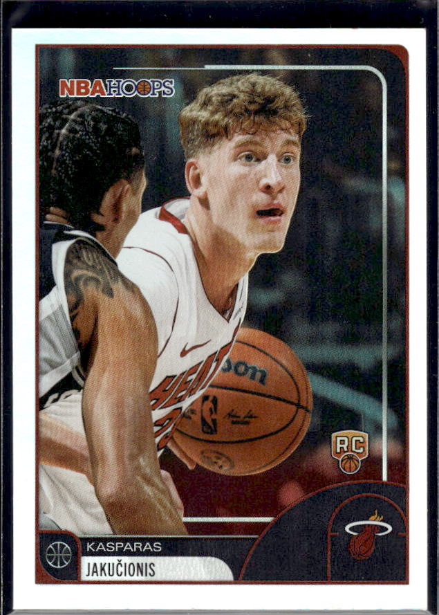 2025-26 Hoops #75 Kasparas Jakučionis Base – front
