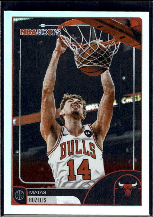 2025-26 Hoops #156 Matas Buzelis Base – front