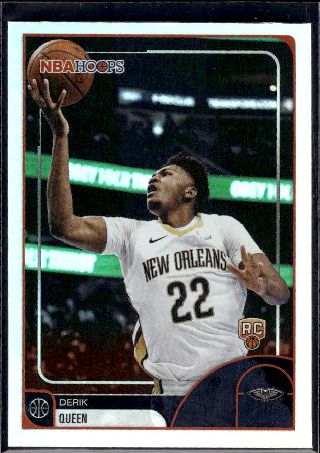 2025-26 Hoops #62 Derik Queen Base – front