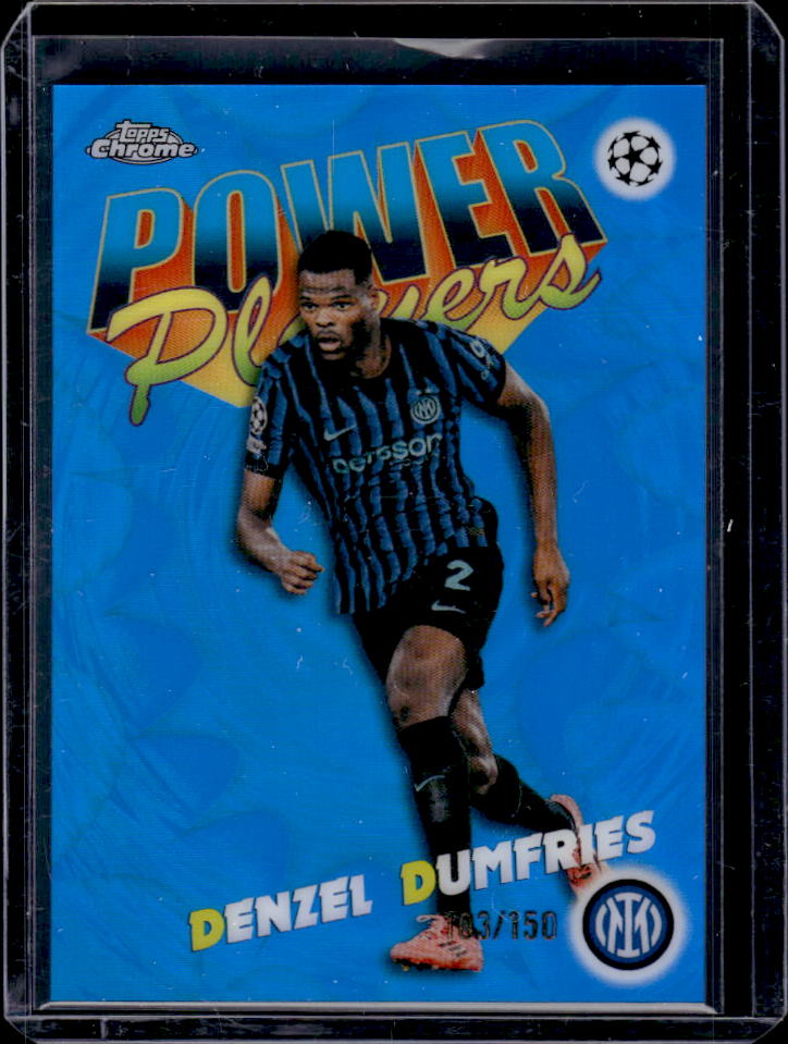 UEFA Chrome #PP-24 Denzel Dumfries Power Players /150