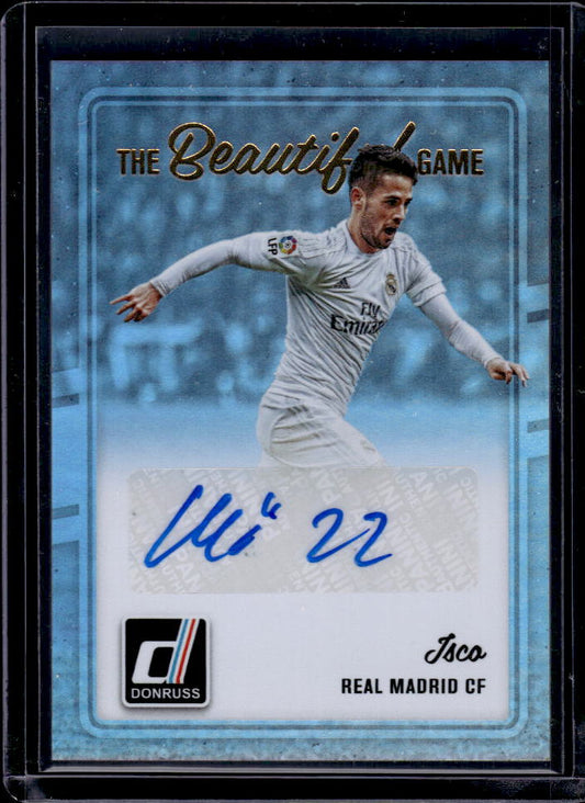 2016-17 Donruss #BG-I Isco The Beautiful Game Autographs Autograph