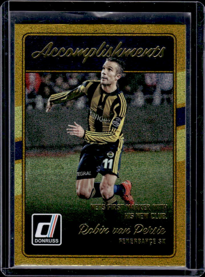 2016-17 Donruss #12 Robin van Persie Accomplishments Gold