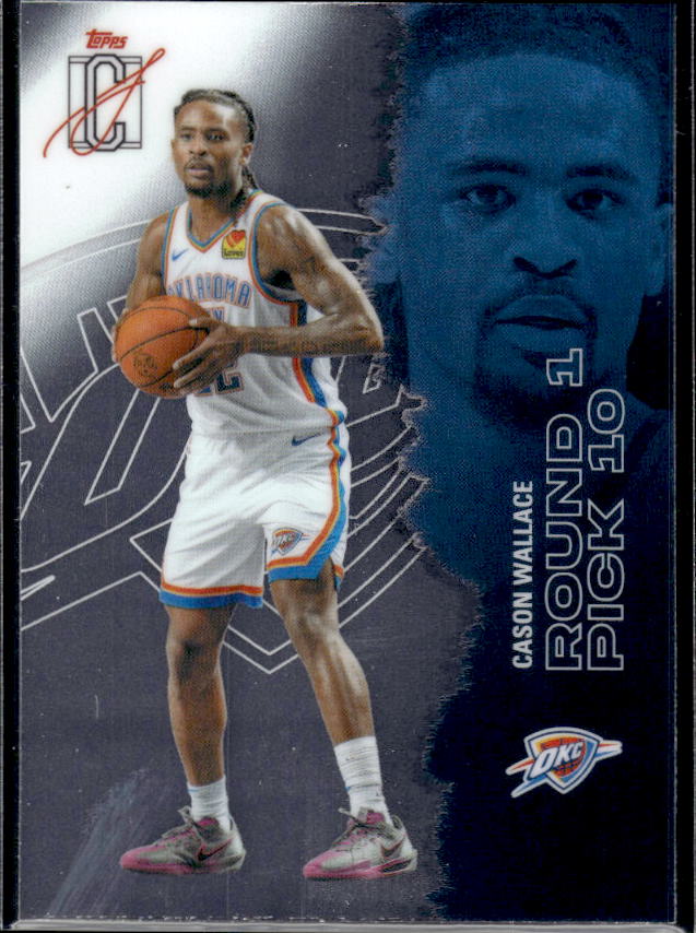 2025-26 Topps Signature Class #31 Cason Wallace Chrome - framsida