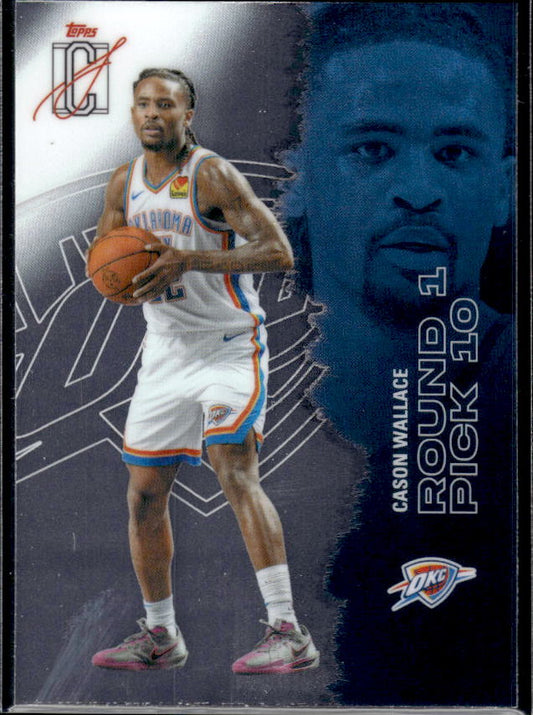 2025-26 Topps Signature Class #31 Cason Wallace Chrome - framsida