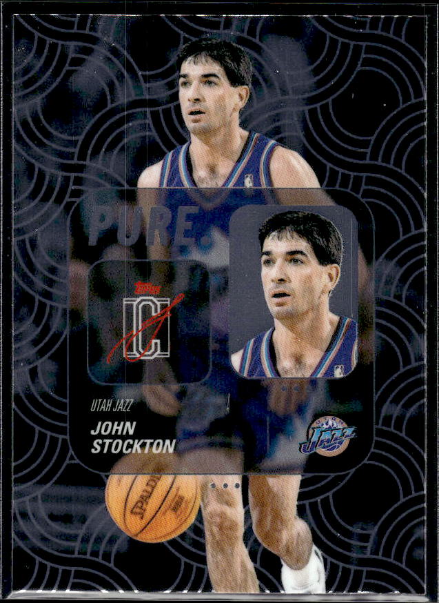 2025-26 Topps Signature Class #PU-13 John Stockton Pure - framsida
