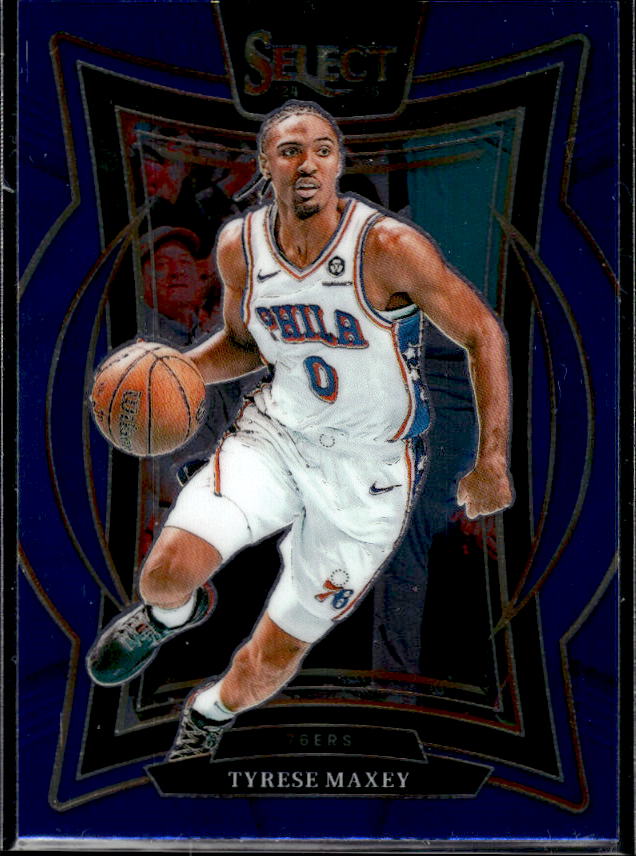 2024-25 Panini Select #20 Tyrese Maxey Blue (Retail) - framsida