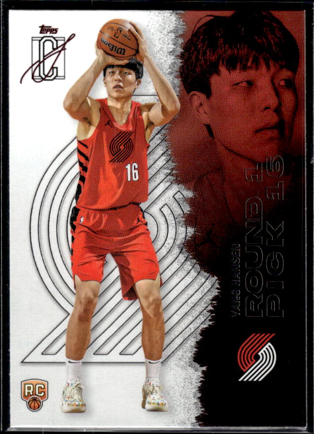 2025-26 Topps Signature Class #112 Yang Hansen - framsida
