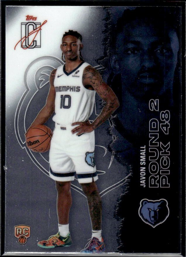 2025-26 Topps Signature Class #142 Javon Small Chrome Refractors - framsida