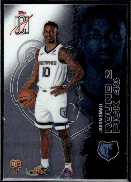 2025-26 Topps Signature Class #142 Javon Small Chrome Refractors - framsida