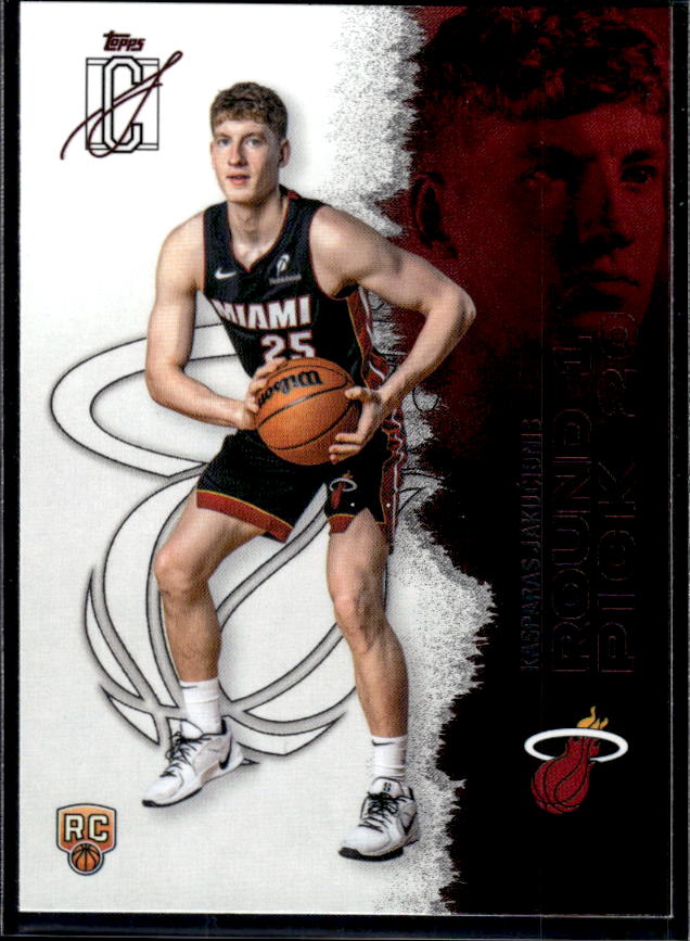 2025-26 Topps Signature Class #116 Kasparas Jakučionis - framsida