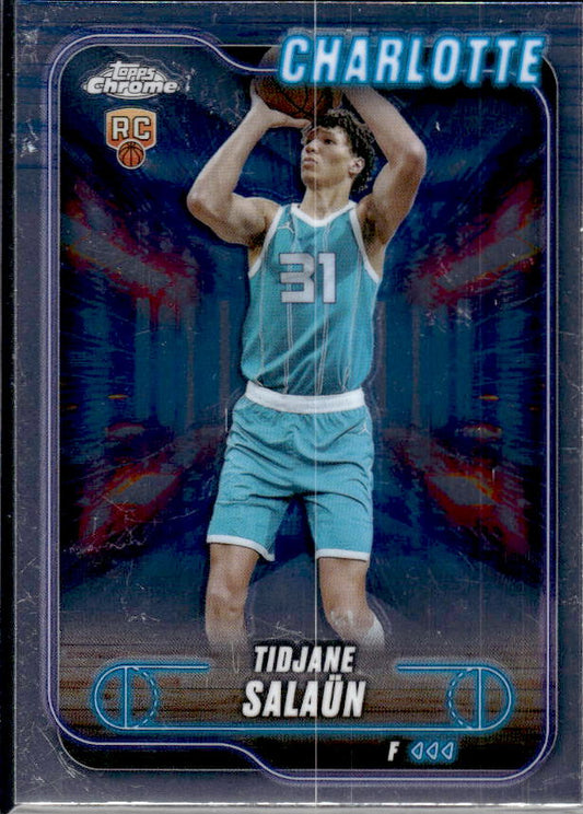 2024-25 Topps Chrome #148 Tidjane Salaün - framsida