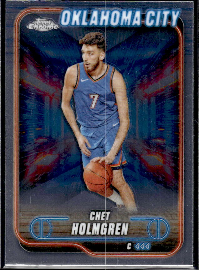 2024-25 Topps Chrome #99 Chet Holmgren - framsida
