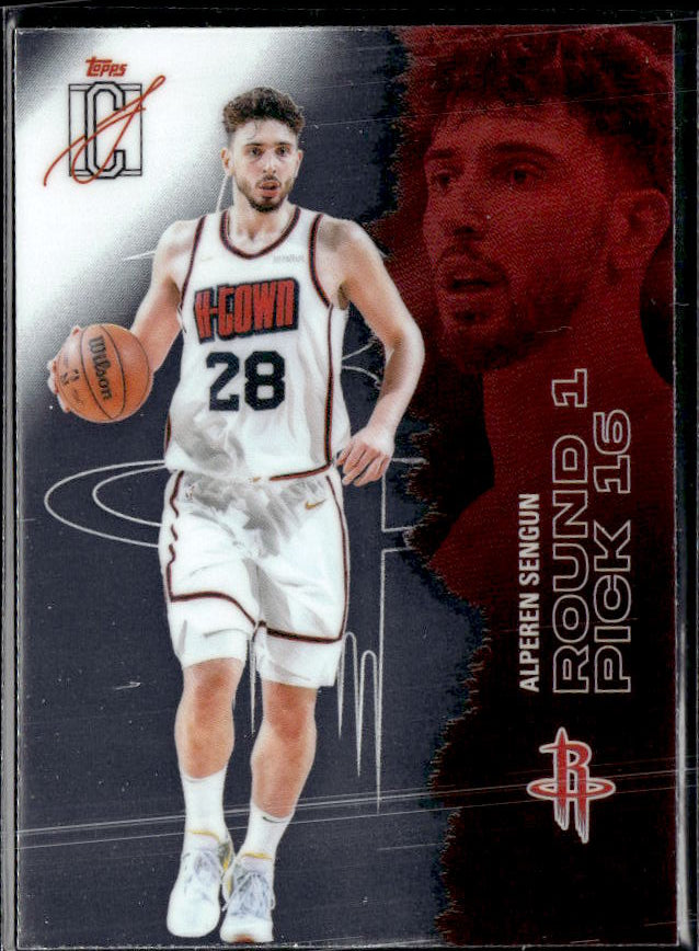 2025-26 Topps Signature Class #93 Alperen Sengun - framsida