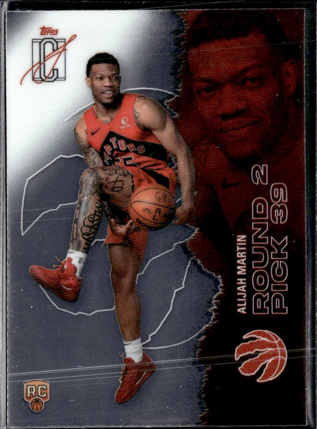 2025-26 Topps Signature Class #133 Alijah Martin Chrome - framsida