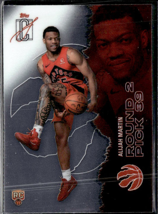 2025-26 Topps Signature Class #133 Alijah Martin Chrome - framsida