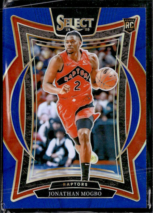 2024-25 Panini Select #87 Jonathan Mogbo Blue Prizm - framsida