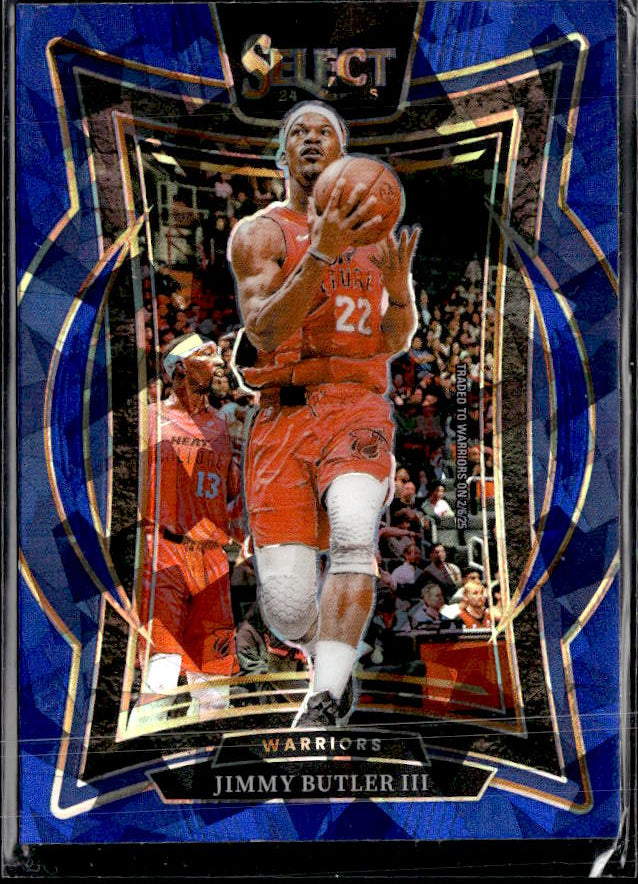 2024-25 Panini Select #34 Jimmy Butler III Blue Prizm - framsida