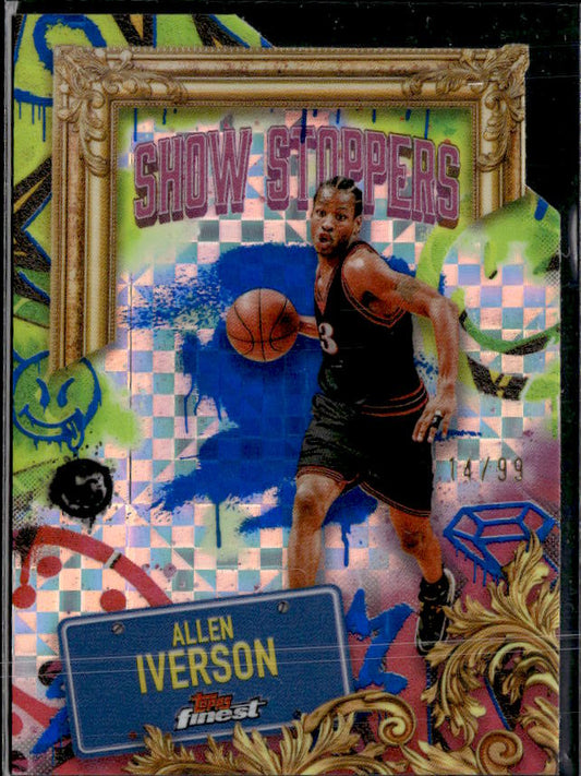 2024-25 Finest #S-19 Allen Iverson Showstoppers - framsida