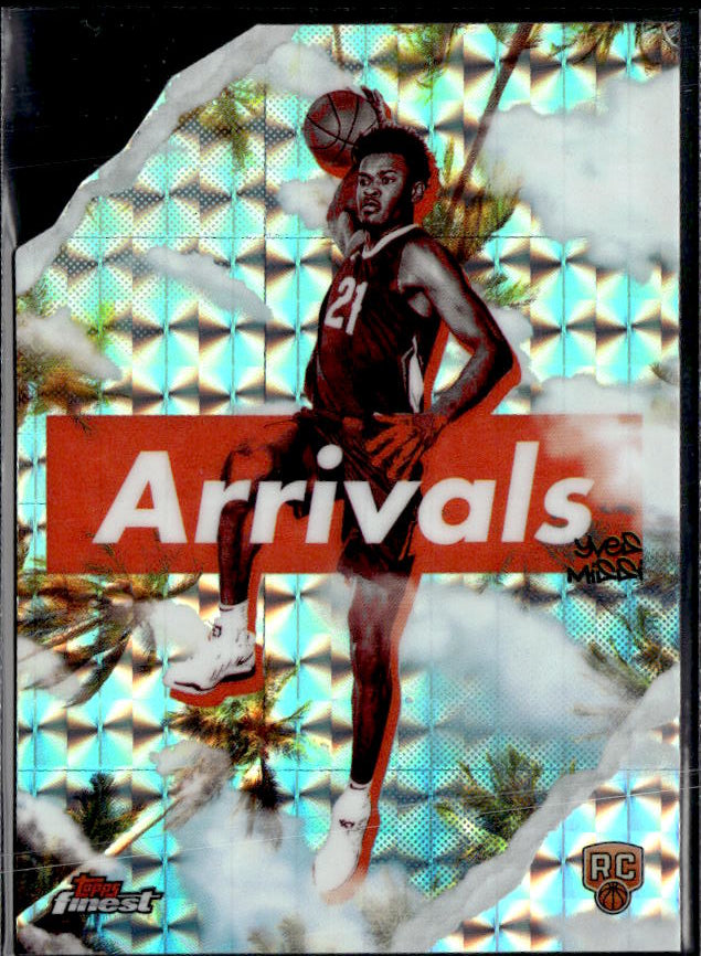 2024-25 Finest #A-19 Yves Missi Arrivals Geometric Refractor - framsida