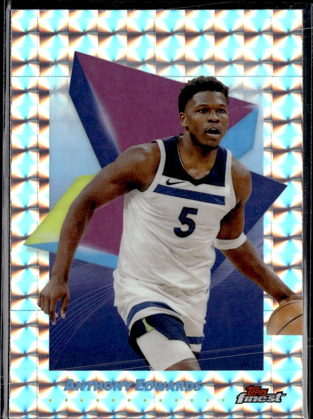 2024-25 Finest #60 Anthony Edwards Geometric - framsida