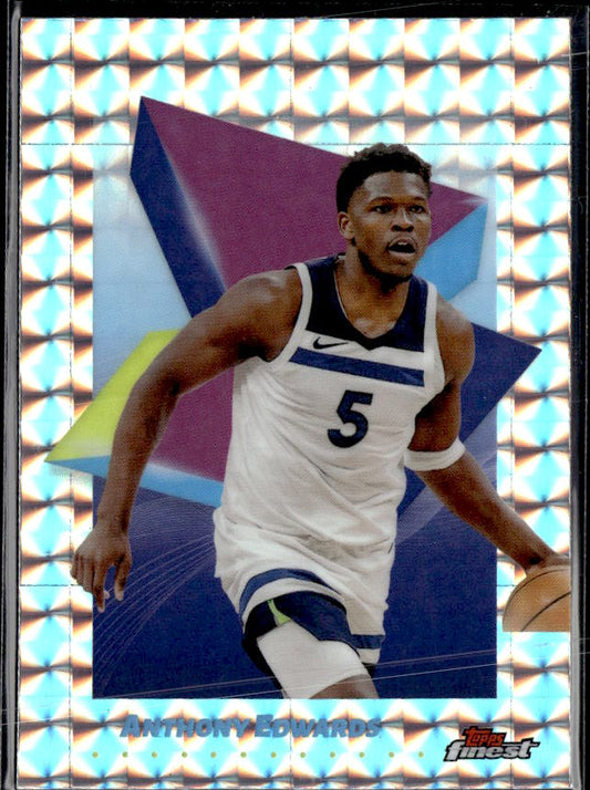 2024-25 Finest #60 Anthony Edwards Geometric - framsida