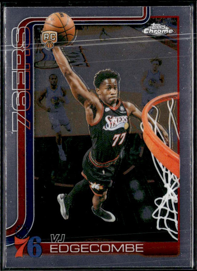 2025-26 Topps Chrome Update #153 VJ Edgecombe - framsida