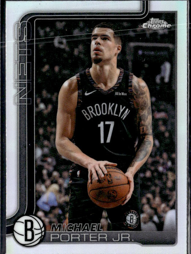 2025-26 Topps Chrome Update #67 Michael Porter Jr. - framsida