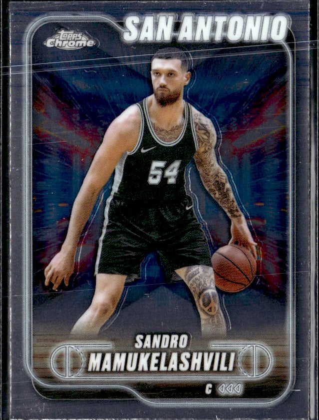 2024-25 Topps Chrome #186 Sandro Mamukelashvili - framsida