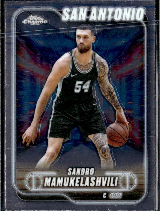 2024-25 Topps Chrome #186 Sandro Mamukelashvili - framsida