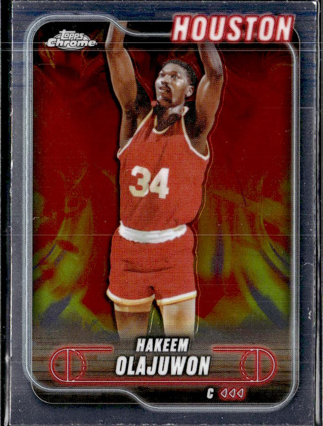 2024-25 Topps Chrome #115 Hakeem Olajuwon - framsida