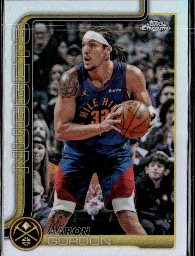 2025-26 Topps Chrome Update #45 Aaron Gordon - framsida