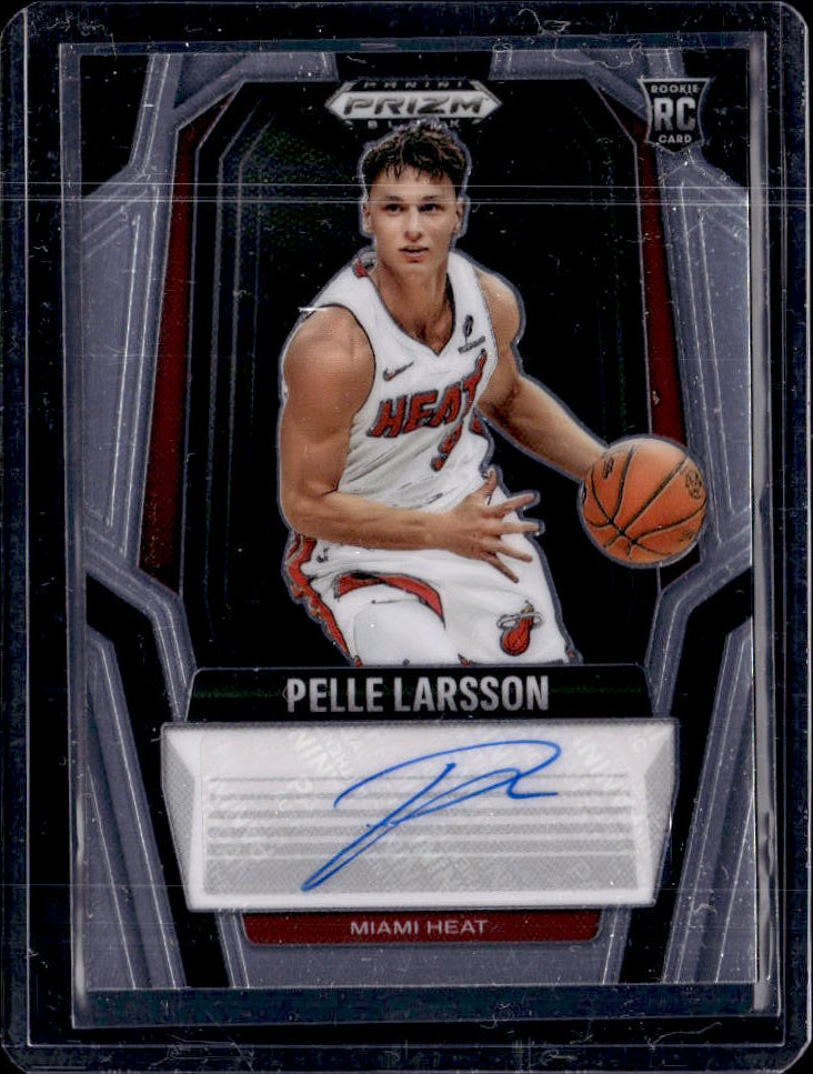 2024-25 Panini Prizm Black #RS-PEL Pelle Larsson Rookie Signatures - framsida