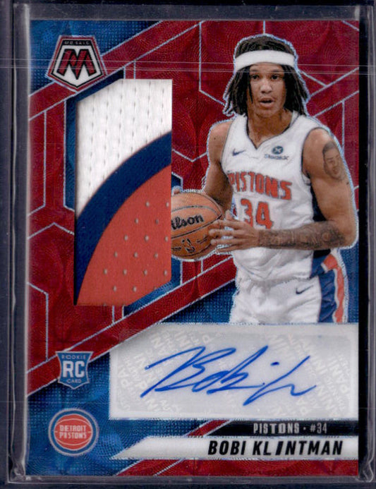 2024-25 Panini Select #RJA-BOB Bobi Klintman Rookie Jersey Autographs #/199 - framsida