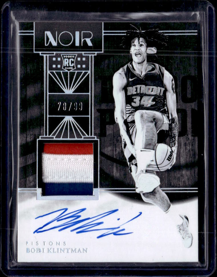 2024-25 Panini Noir #314 Bobi Klintman #/99 - framsida