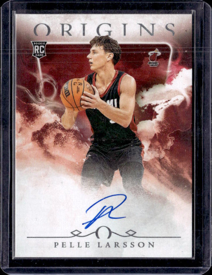 2024-25 Panini Origins #RA-PLH Pelle Larsson Rookie Autographs - framsida