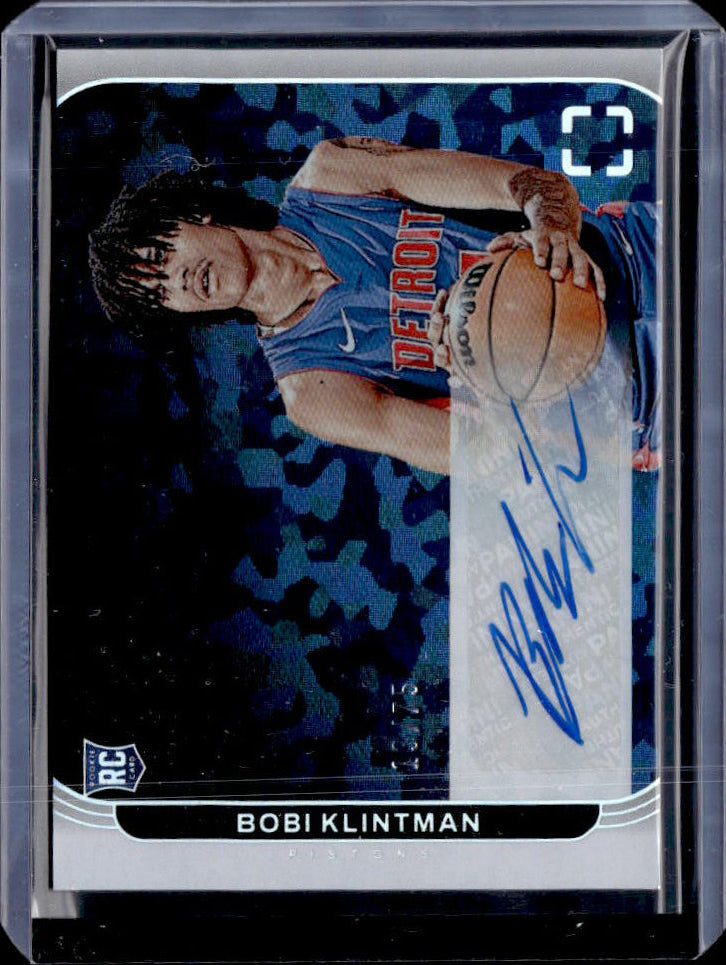2024-25 Panini Photogenic #RA-KLI Bobi Klintman Rookie Autographs #/149 - framsida