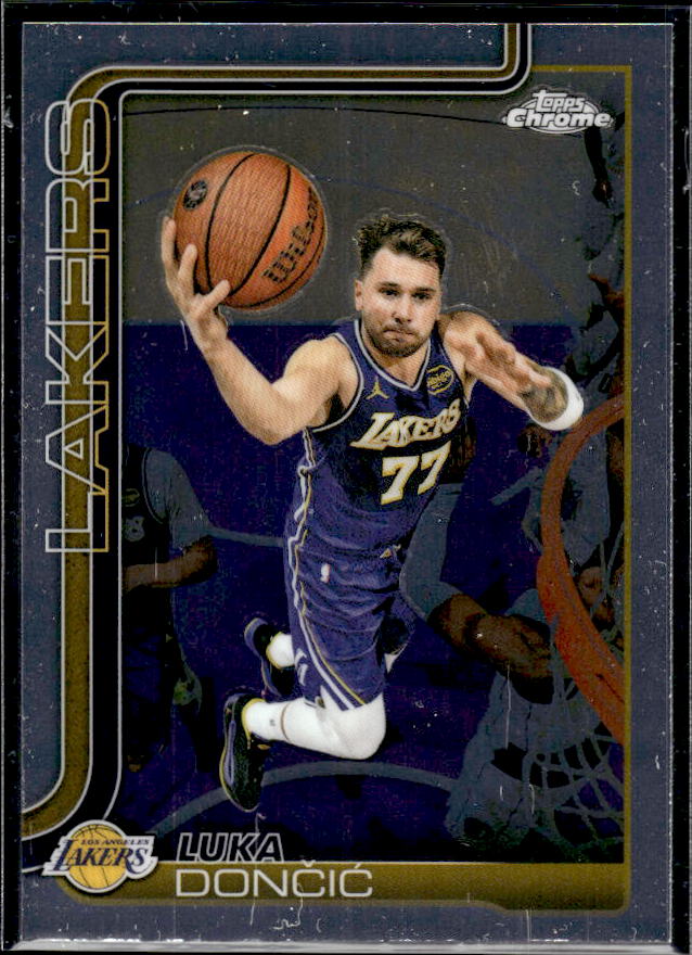 2025-26 Topps Chrome Update #2 Luka Dončić - framsida